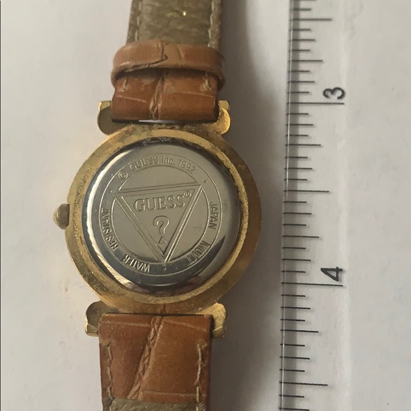 Woman’s Guess Watch w/ Leather Band - Picture 4 of 5